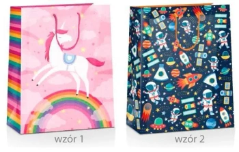Torba prezentowa Grand Kids 45x33x10cm MIX - Pan Dragon