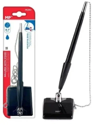 Długopis recepcyjny ze stojakiem niebieski - MP Main Paper