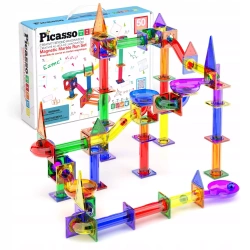PicassoTiles Marble Run 50-częściowy Magnetyczny