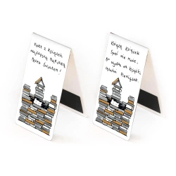 Zakładka magnetyczna - Fort z książek - Molom