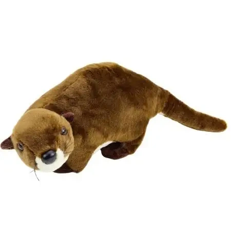 Maskotka przytulanka wydra brązowa 37cm - Leantoys
