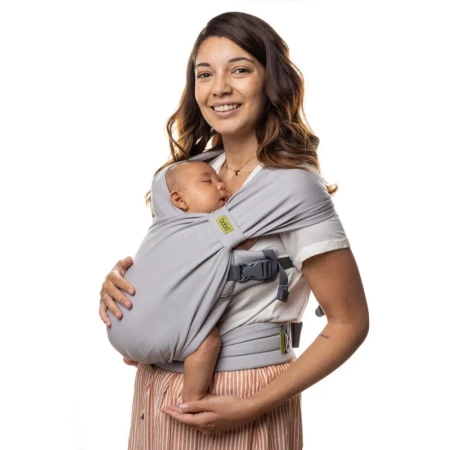 Nosidełko BOBA Bliss V2 - jasny szary