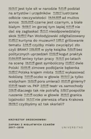 Zapiski z niełatwych czasów - Krzysztof Orzechowski