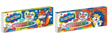 Pastele olejne 24 kolory BAMBINO - ST-MAJEWSKI