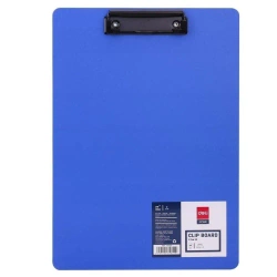 Deska z klipem A4 PP niebieska DELI