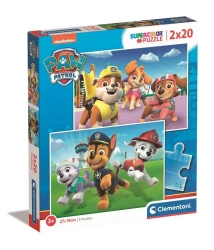 Puzzle 2x20 Super Kolor Paw Patrol - Clementoni
