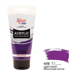 Farba akrylowa light violet 419 75ml - Rosa
