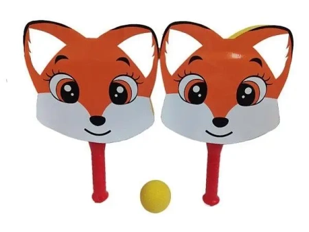 Zestaw rakietek piankowych Lis z piłeczką - ADAR