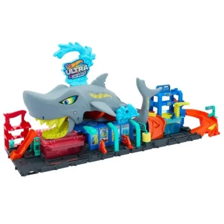 Hot Wheels City Ultra Myjnia Rekina - Mattel