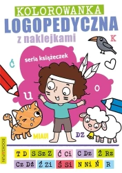 Kolorowanka logopedyczna z naklejkami 2 - praca zbiorowa