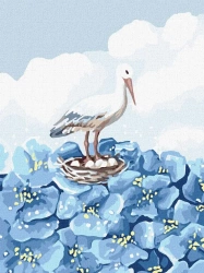 Malowanie po numerach - Kwitnąca dolina 30x40cm - Ideyka