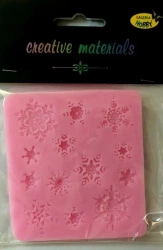 Forma silikonowa 9x9,5cm Śnieżynki - Galeria Hobby