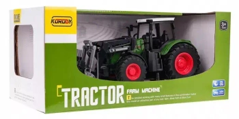 TRAKTOR Z CHWYTAKIEM ZABAWKA GAZELO CIĄGNIK POJAZD ROLNICZY DLA DZIECI