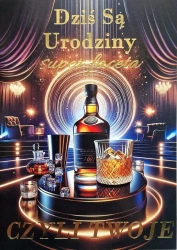 Karnet Urodziny Whisky 3K - YEKU
