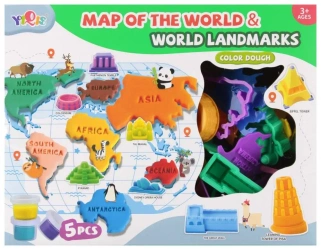 Masa Plastyczna Świat z Akcesoriami - MEGA CREATIVE