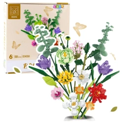 Klocki konstrukcyjne Bukiet kwiatów 836el - Leantoys