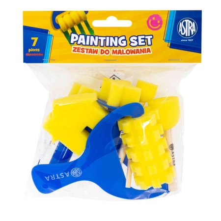 Zestaw gąbek i wałków do malowania Astra 7 elementowy - ASTRA art-pap