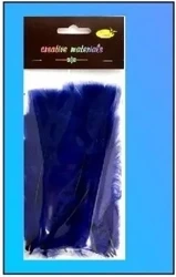 Piórka miękkie granatowe 15szt - Galeria Hobby