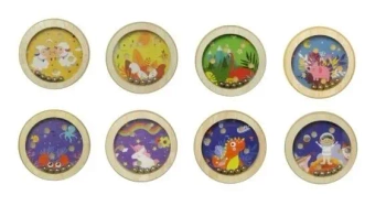 Drewniana gra zręcznościowa kulki MIX - SWEDE