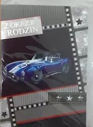 Karnet urodziny B6 Premium 59 + koperta - Panorama