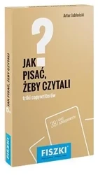 Fiszki. Jak pisać, żeby czytali? - Artur Jabłoński