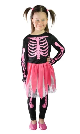 Strój dziecięcy Szkieletka M Halloween - Arpex dekoracje