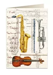 Karnet B6 + koperta 5648 Instrumenty - Tassotti