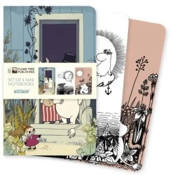 Zestaw 3 notatników MINI Muminki - Flame Tree