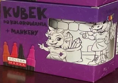 Kubek do malowania z markerami panimuu - Rawmark