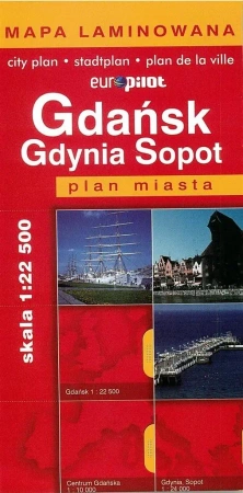Plan Miasta EuroPilot. Gdańsk Gdynia Sopot laminat - praca zbiorowa