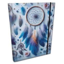 Notes B6 kratka z gumką Soft Touch Łapacze Blue - EV-Corp