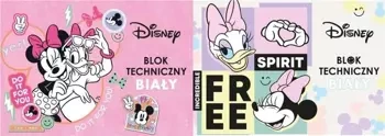Blok techniczny A4/10K biały Minnie Mouse - Beniamin