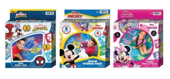 Kreda licencyjna z szablonami mix - Simba