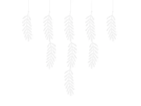 Girlanda Gałązki biały 1,8m - PartyDeco