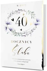 Karnet B6 Urodziny 40 - Pan Dragon