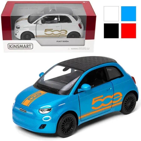 Fiat 500e z nadrukiem 1:28 - Kinsmart