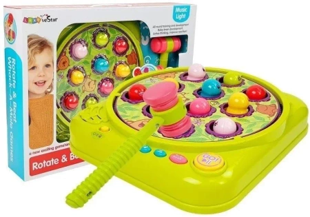 Gra zręcznościowa: Uderz kreta - Leantoys