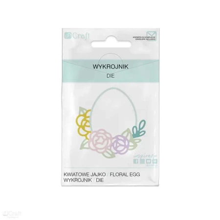 Wykrojnik - Kwiatowe jajko - Dalprint
