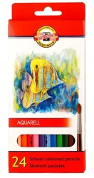 Kredki akwarelowe 3718/K 24 kolory - Koh-I-Noor