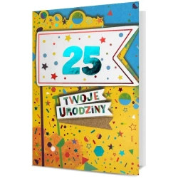 Karnet B6 Urodziny (wymienne cyfry) - Pan Dragon