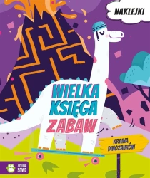 Wielka księga zabaw. Kraina dinozaurów - Roksana Robok