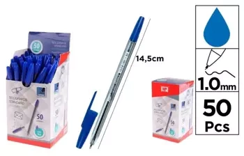 Długoopis niebieski (50szt) - MP Main Paper