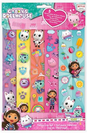 Zestaw naklejek Gabby's Dollhouse 58 szt. GD00030 - Kids Euroswan