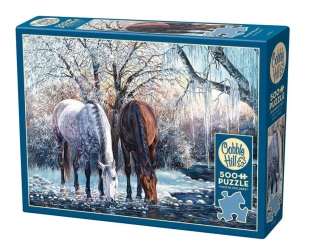 Puzzle 500 Piękno zimy 113152 - Cobble Hill