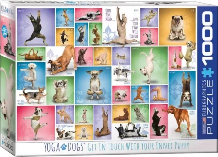 Puzzle 1000 Yoga Dogs 6000-0954 - Eurographics