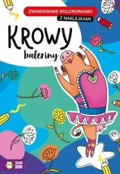 Krowy baleriny. Zwariowane kolorowanki - opracowanie zbiorowe