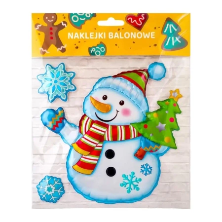 Naklejki balonowe bałwanek - MCD