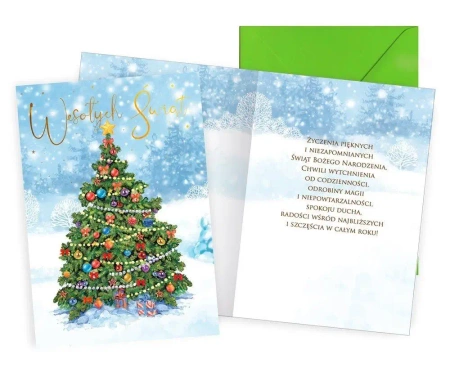 Karnet B6 Boże Narodzenie - Kukartka