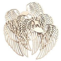 Kształty z drewna skrzydła 14x13cm 4szt - Dalprint dpCraft