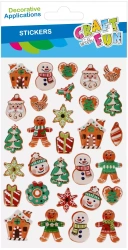 Ozdoba Bn Naklejki Puffy Swie Mix 30szt Cf12/144